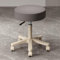 Bürohocker mit Rollen Ergonomisch Höhenverstellbarer 43-52cm, Hocker Höhenverstellbar mit Rollen Erhältlich(Natural)