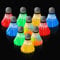 10 Pieces LED Badminton Bälle, Badminton Federbälle aus Gänsefedern, 5 Farben LED-Licht Federballs, LED Nylon Sport Badminton, Leuchtende Federbälle für Nacht, Naturfederbälle für Sportsaktivitäten