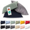 Blumtal Jersey Kissenbezug 30x50 im 2er Set - Oeko-TEX zertifizierte Kopfkissenbezüge 30x50 aus 100% Baumwolle - weiche Kissenhülle für Kissen 30x50 cm mit Reißverschluss - Grau