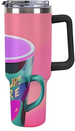 Tasse de voiture des années 90 imprimée étanche pour porte-gobelet de voiture