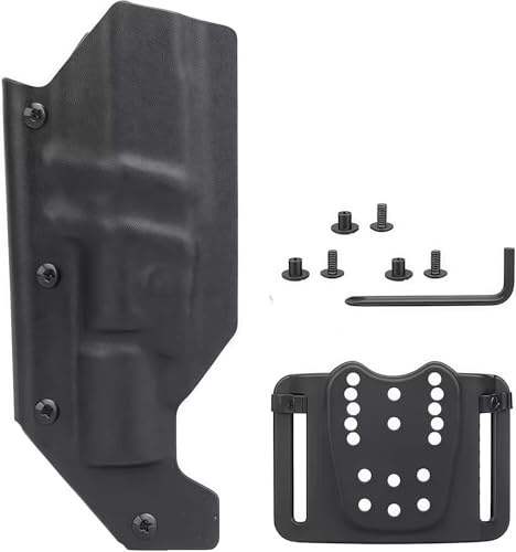 Leichtes K.ydex Taktisches Pistolenholster für G17 19 20 21 45/W.ather P.PQ/H.K P30 P2000 VP9 X300 Lights Pistolenholster (Black)