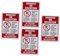 Holibanna 4pcs No Soliciting Sign Stickers Weatherproof Do Not Knock Ring Bell Decals Easy Application for Garage House Door Reliable Adhesion for Privacy and Order