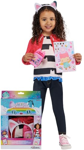 Rubies Official Universal Gabbys Dollhouse Box Set Child Costume Set, Kids Fancy Dress