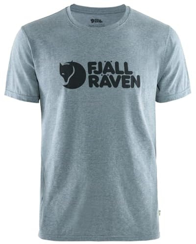 Fjällräven Logo T-Shirt, S, Uncle Blue-Melange