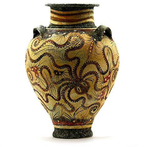 Minoan Vase Keramik Malerei Oktopus Altgriechisch Kreta Keramik Knossos