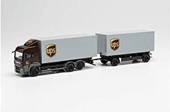 herpa 313667 - Man TGS LX Wechselkoffer-Hängerzug UPS - 1:87