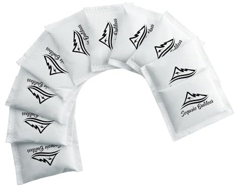 Sequoia Outdoor 10 Kochpads 50g für flammenloses Kochset - Kochen ohne Feuer beim Camping, im Auto und Büro - kein Gas, Holz oder Strom