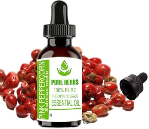 Pure Herbs Huiles essentielles de poivre rose (Schinus Molle) (100 ml)