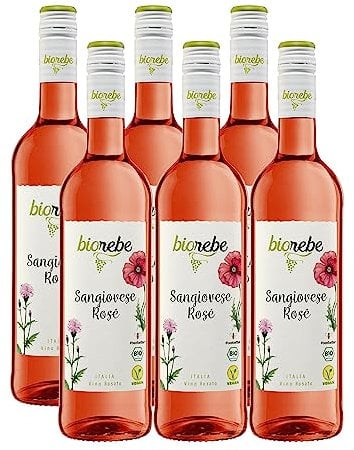 Biorebe Sangiovese Rosé Halbtrocken (6 x 0,75l)