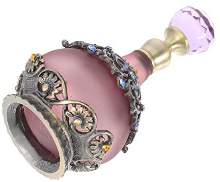 FRCOLOR Flacon Parfum Huile Essentielle Vide Verre Émaillé Réutilisable Portable Antifuite 23Ml pour Voyage Usage Quotidien Salon Spa