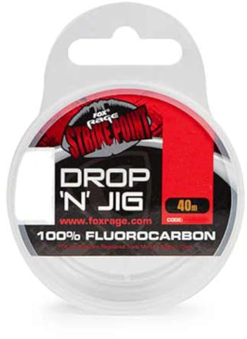 Fox Rage Strike Point Drop N Jig Fluro - 40m Fluorocarbonschnur