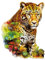 Funnli Wooden Puzzles for Adults, Unique Animal Shape Wooden Jigsaw Puzzles for Adults and Kids(Jungle cheetah), Wooden Puzzles with Wood Gift Box (L-13.6 * 10.2in-210 pcs)