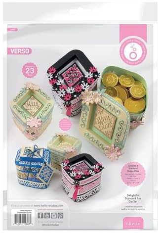 Tonic Studios Die Set-Delightful Diamond Box