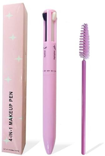 4 in 1 Make -up -Stift Multi -funktionaler Eyeliner, Lippensteine, Brauenbleistift & Highlighter Make -up Stift langlebiger Make -up -Bleistift auf dem GO -Make -up -Stift, Eyeliner, 4 in 1 Make -u