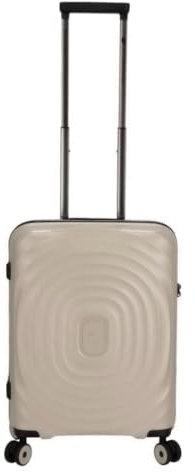 Von Cronshagen Reisetrolley Mogens | Stabiler Koffer in verschiedenen Größen | Hartschalenkoffer aus stabilem Material | mit TSA Zahlenschloss | Reisekoffer (Champagner, S - Handgepäck 55cm)