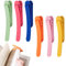 6er Pack Silikon-Lesezeichen Automatische Lesezeichen Geschenke Tragbarer Buchseitenhalter zum Lesen Frauen Männer Kinder Buchzubehör für Buchliebhaber Leser Geschenkideen（6 Farben）