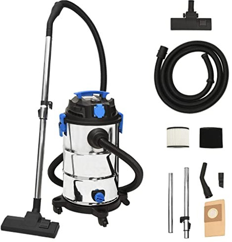 Lechnical Aspirapolvere e Aspiraliquidi 1200 W 30 L Argento,Dispositivi elettrodomestici,Aspirapolvere-152916