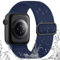 IMIVIO Sport Band Kompatibel mit Apple Watch Armband 44mm 46mm 45mm 49mm 42mm Damen Herren, Schmutzabweisend Nylon Elastisch Loop für iWatch Series 10 9 8 7 6 5 4 3 SE Ultra 2 1, Mitternachtsblau