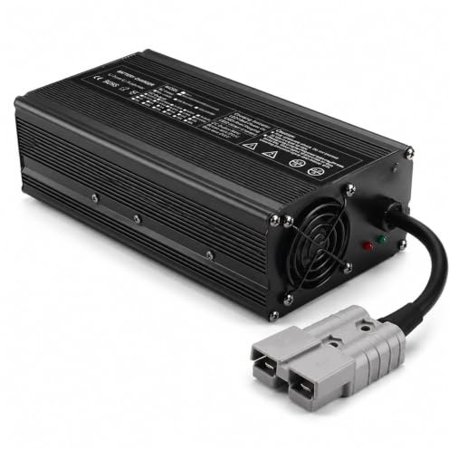 Chargeur De Batterie pour Chariot Élévateur 48 V 15 A | Chargeur de batterie au plomb-acide 900 W, avec connexion Anderson, pour chariot élévateur, transpalette et autolaveuse