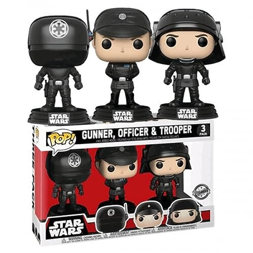 POP! Figures, Set of 3, Star Wars Gunner, Officer and Trooper, Exclusive