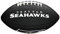 Wilson Unisex-Youth MINI NFL TEAM SOFT TOUCH FB BL SE American Football, BLACK,