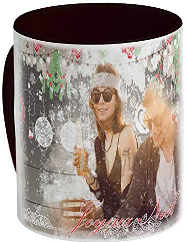 Tazza personalizzabile con la vostra foto e testo Nero