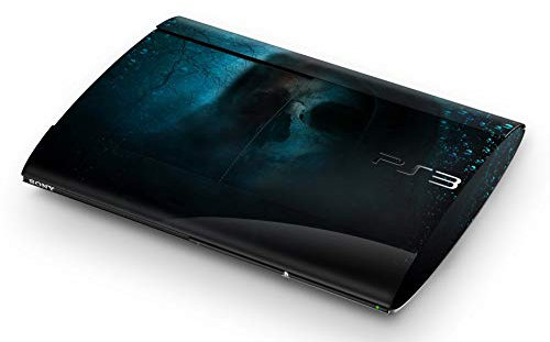 Skins4u Aufkleber Design Schutzfolie Vinyl Skin kompatibel mit Sony PS3 Playstation 3 Super Slim Death