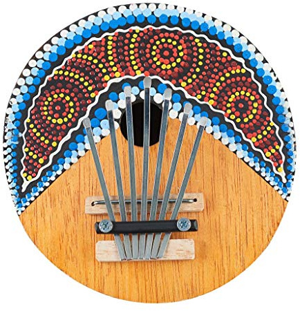 Tubayia 7 Schlüssel Kalimba Daumenklavier Thumb Finger Piano Kokosnuss Schale Musikinstrument