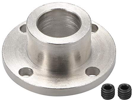 sourcing map Flanschkupplung Motorführung Wellenkupplung Motoranschluss 12mm Innendurchm. H13*D18 Starre für DIY Teile