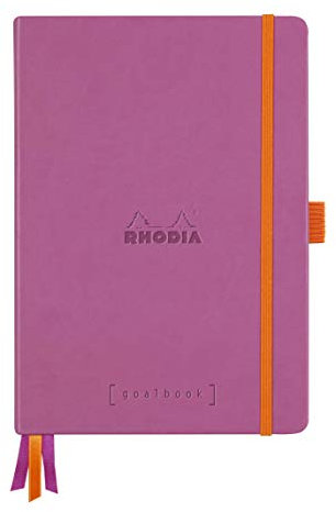 Rhodia Hardcover Goal Book, A5, Dot - Lilac