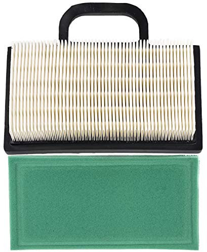 Carkio Filtre à air préfiltre Compatible with John Deere D140 D130 L120 Z425 X130R X135R X140 X155R X165 L118 LA135 MIU11286 GY20575 Briggs & Stratton 499486 486S Gazon Tondeuse (lot de 1).