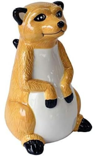 Crockery Critters Spardose - Erdmännchen von Deluxebase. Süße tierförmige Neuheitssparbank für Kinder und Erwachsene