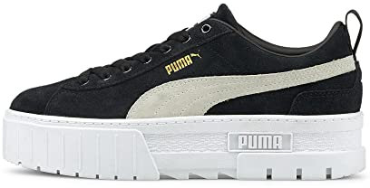 PUMA Mayze Wn's Chaussures pour Femme, Multicolore (Puma Black Puma White), 37.5 EU