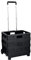 KOMBO - Carrello Trolley Pieghevole Portatutto con Ruote e Manico Telescopico Estensibile 38x83,5x33 cm – Box in Plastica Rigida Richiudibile