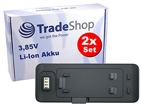 Trade-Shop Li-Ion Battery Replaces Insta IS360RB Suitable for Insta 360 One R Action Camera / Replacement Battery Pack of 2