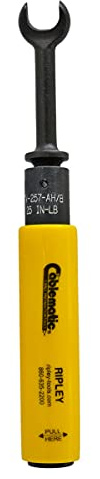 CABLEMATIC 7/16 Zoll Basic 20 Grad abgewinkelter Kopf-Drehmomentschlüssel, tragbares Werkzeug für Profis, 63,5 cm