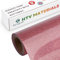 FANSGUAR Rose Gold Glitter HTV Roll -12 x6ft Iron on Heat Transfer Vinyl for DIY Shirts Gifts