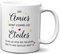 Tasse-Mug Meilleure Amie Cadeau Copine-Les Amies sont comme les Étoiles- Idée Original Anniversaire Femme, Céramique