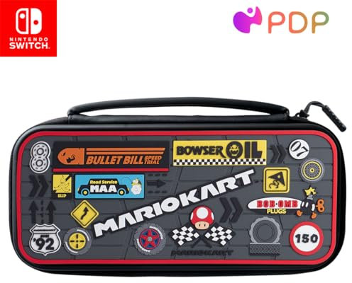 PDP Gaming Offiziell Lizenziert Switch Console Case - Mario Kart - Works mit Switch OLED & Lite