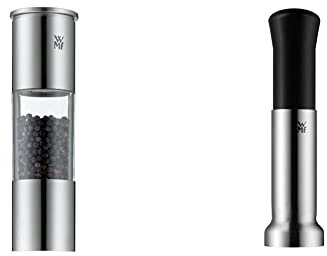 WMF Pfeffermühle Cromargan Edelstahl rostfrei Handwäsche & Muskatmühle Höhe 16,5cm Top Tools