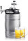 TMCRAFT Croisseur de bière à double paroi de 5 litres, système de distributeur de bière domestique pressurisé avec lance amovible pour garder la fraîcheur et la carbonation pour bière