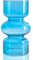 BLOFLO Glasvase für Hydrokultur, blau-transparent, 17,8 cm, dreilagige Glas-Blumenvase, zur Dekoration, moderne geometrische Vase für Dekoration von Heimbüro, Hochzeitstisch, blau