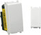 Vimar 0R14004 Plana Deviatore Elettrico illuminabile 1P 10AX Bianco, 1 Pezzo & 0R14000 Interruttore 1P 10Ax, 1 Pezzo, Bianco