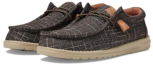 Hey Dude Wally Plaid - Mens Shoes - Brown - Size EU 43