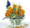 CUTPOPUP Marigold - Geburtstagskarten für Frauen, Muttertagskarte, Pop-Up-Geburtstagskarte, Geburtstagskarte Frau, 3D-Gruß an Ihre Mutter, Frau, Tochter, Schwester (Ringelblume), US8-40DE1515