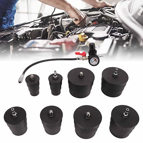9-teiliger Turbosystem-Lecktest-Tester, Turbolader-Luftdruck-Boost-Lecktest-Kit mit Manometer-Tester