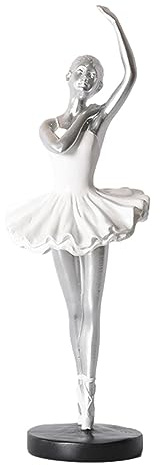 Ballerina-Figur aus Kunstharz für kleine Berufe, Ballett-Tänzerin, Statue, Ballerina-Figur, schöne Tänzerin, Statue, Dekoration des Hauses