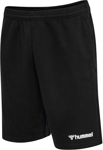 Hummel Herren Hmlmover Cotton Bermuda Shorts, Schwarz, XXL EU