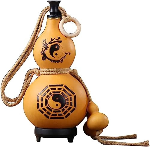 Wasserkrug, Kürbisweintopf, natürliche Kürbis-Sake-Flasche, Weinwasserflasche mit hoher Kapazität, tragbarer Wasser- und Weinkürbis für den Außenbereich, leicht zu reinigen, Ihre b
