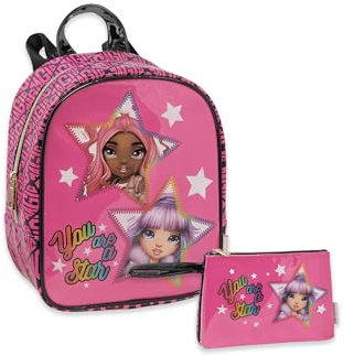Rainbow High, Mini Zainetto Bambina + Astuccio A Bustina Con Zip, Idea Regalo Originale per Bambino, Bambina, Ragazzo e Ragazza